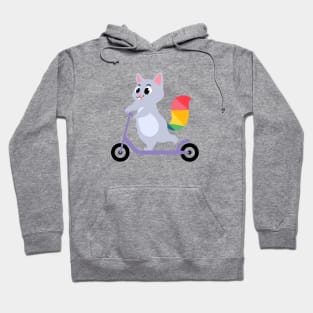 Cat Scooter Hoodie